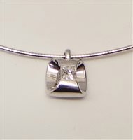 Halskette MONILE Dame in Platin Diamante 0.26 Ct CL7470P - CL7470P